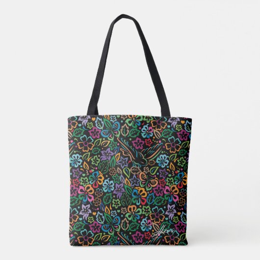 Kleur van het leven tote bag (Achterkant)