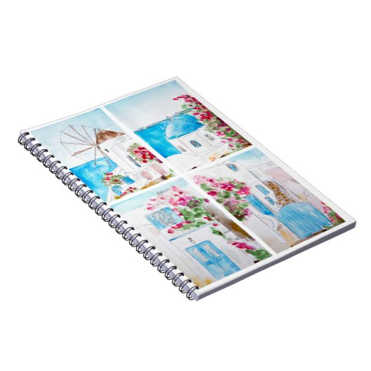 Kleur van het schilderij van de Griekse waterverf Notitieboek (Rechterzijde)