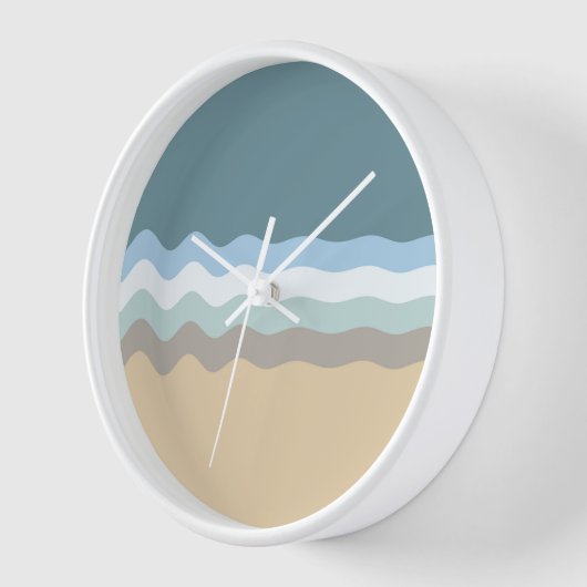 Kleur van het strand - Licht bruin en beige turquo (Hoek)