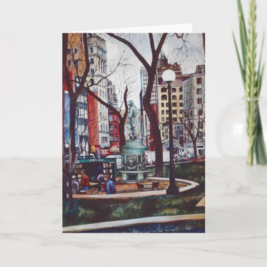 Kleur van het Wenskaart van de Kleur van het Vierk Kaart (Voorkant)