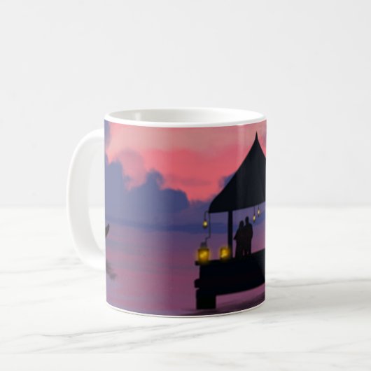 Kleur van liefde koffiemok (Voorkant links)