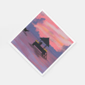 Kleur van liefde servet (Hoek)