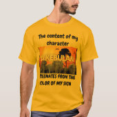 Kleur van mijn huid t-shirt (Voorkant)