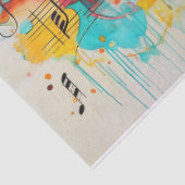 Kleur van Muziek Decoupage Tissuepapier (Detail)