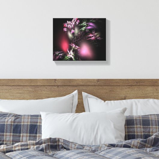 kleur-van-natuur-fractal canvas afdruk (Insitu (Slaapkamer))
