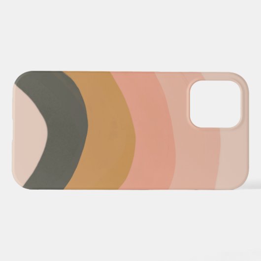 Kleur van pasta, neutrofielenboog iPhone hoesje (Achterkant horizontaal)