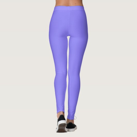 Kleur van periwinkle (violet en blauw) leggings (Achterkant)