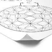 Kleur van Poster - feestversieringen (Hoek)