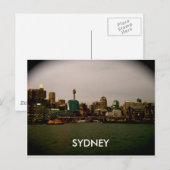 Kleur van stadslicht briefkaart (Voorkant / Achterkant)