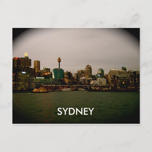 Kleur van stadslicht briefkaart (Voorkant)