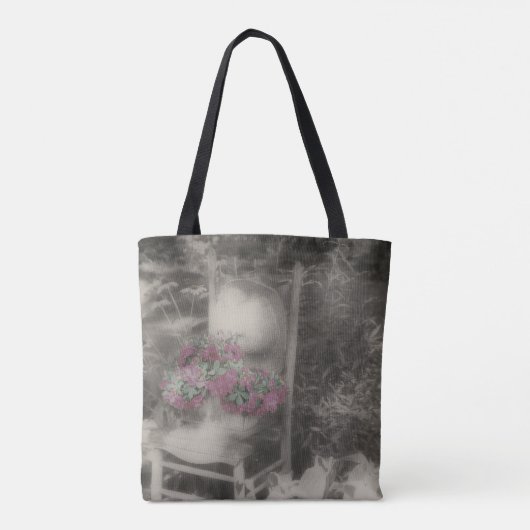 Kleur van ventilatortuin tote bag (Achterkant)