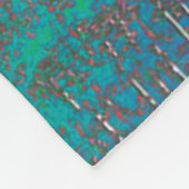 Kleur van vlekken met gladde huid, gerijpt fleece deken (Hoek)