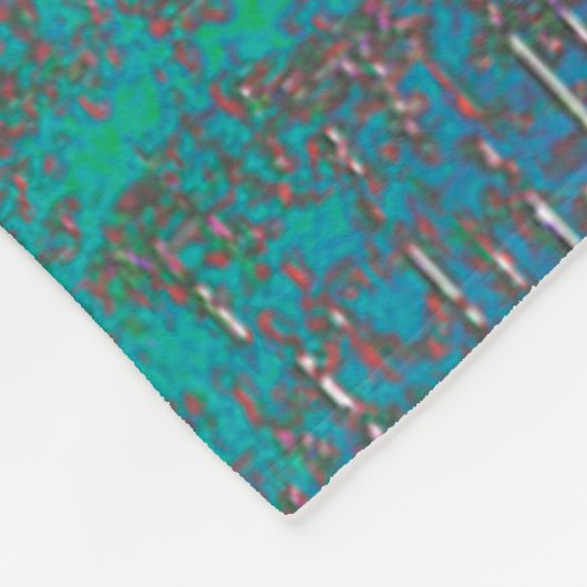 Kleur van vlekken met gladde huid, gerijpt fleece deken (Hoek)