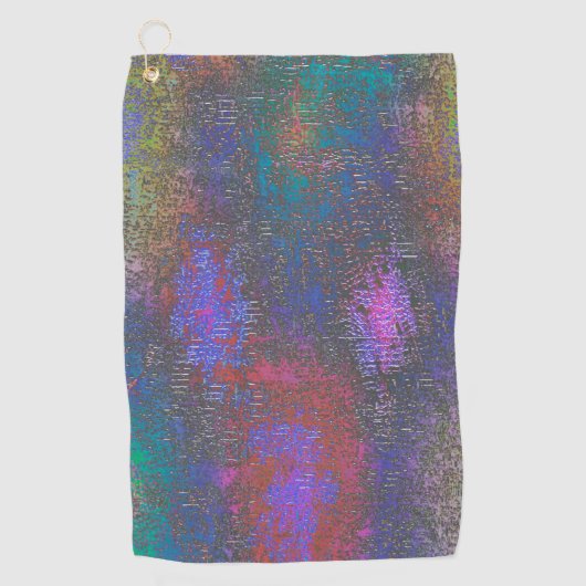 Kleur van vlekken met gladde huid, gerijpt golfhanddoek (Voorkant)