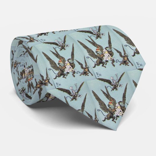 Kleur van vliegende apen stropdas (Opgerold)