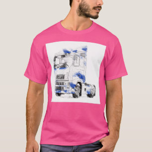 Kleur van vrachtwagen t-shirt