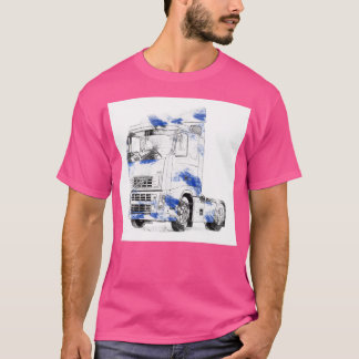 Kleur van vrachtwagen t-shirt