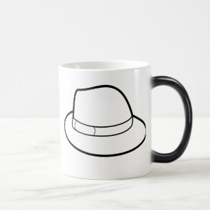 Kleur Veranderende Gevoelige Fedora Pet Mok