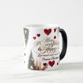 Kleur veranderende mok – Premium kerstcadeau (Voorkant rechts)
