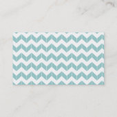 Kleur veranderlijke Modern Chevron Visitekaartjes (Achterkant)
