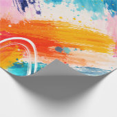 Kleur verf Inpakpapier (Hoek)