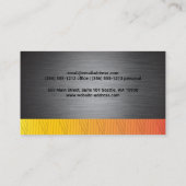 Kleur | Versiering van weefpatroon Visitekaartje (Achterkant)