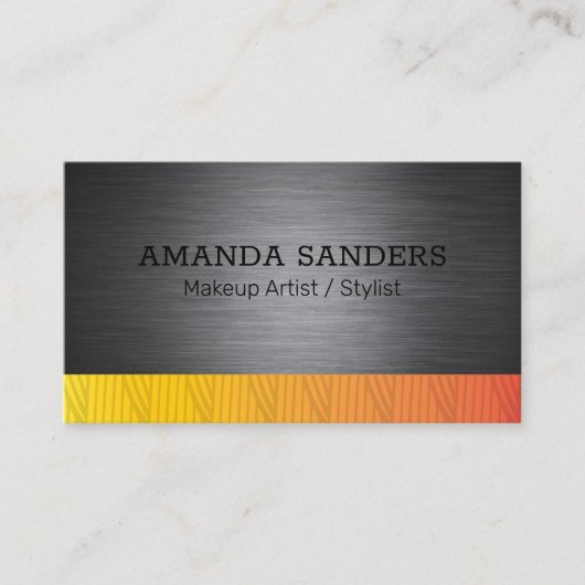 Kleur | Versiering van weefpatroon Visitekaartje (Voorkant)