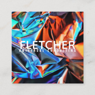 KLEUR VIERKANTE VISITEKAARTJE