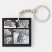 Kleur Vijf Fotocollage Sleutelhanger (Achterkant)