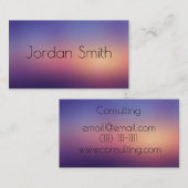 kleur visitekaartje (Voorkant / Achterkant)