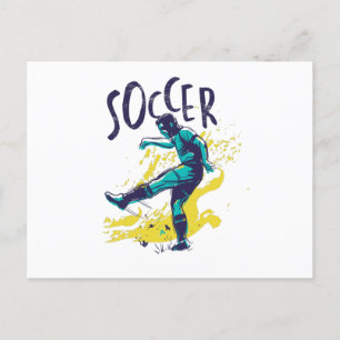 Kleur voetafdruk briefkaart