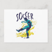 Kleur voetafdruk briefkaart (Voorkant)