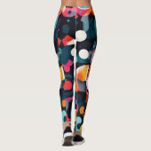 Kleur vol leggings (Achterkant)