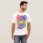 Kleur volledig T-shirt (Voorkant volledig)