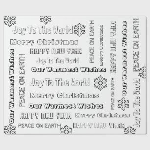 Kleur voor oudere Kinderen/volwassenen met kerstmi Cadeaupapier