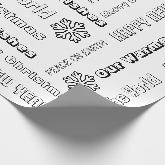 Kleur voor oudere Kinderen/volwassenen met kerstmi Cadeaupapier (Hoek)