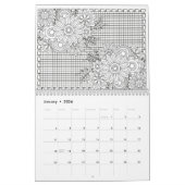 Kleur voor Volwassenen, kleur uw eigen agenda Kalender (Jan 2026)