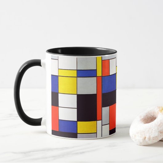 Kleur Vorm Mok (Met donut)