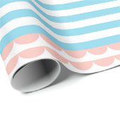 Kleur Vormgevend Patroon Inpakpapier (Rol Hoek)