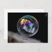 Kleur vs. zwart/wit briefkaart (Voorkant / Achterkant)