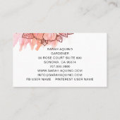 Kleur wasprogramma visitekaartje (Achterkant)