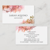 Kleur wasprogramma visitekaartje (Voorkant / Achterkant)