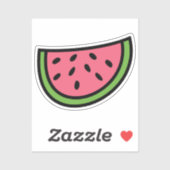Kleur watermeloen Aangepaste vinylSticker Sticker (Vel)