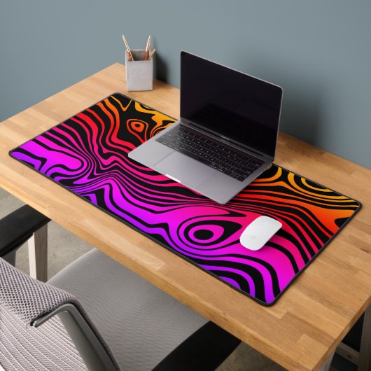 Kleur Wavy Gestreepte Design Desk Mat (Kantoor 2)