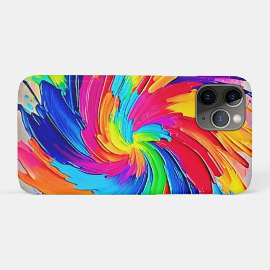 Kleur werveling: Abstracte kunst Case-Mate iPhone Case (Achterkant (horizontaal))