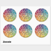 Kleur Wheel Mandala Sticker (Vel)