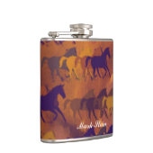 Kleur whisky paarden heupfles (Rechts)