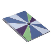 Kleur Wiel blauw Notitieboek (Rechterzijde)