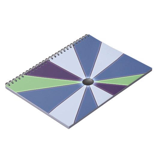 Kleur Wiel blauw Notitieboek (Linkerzijde)