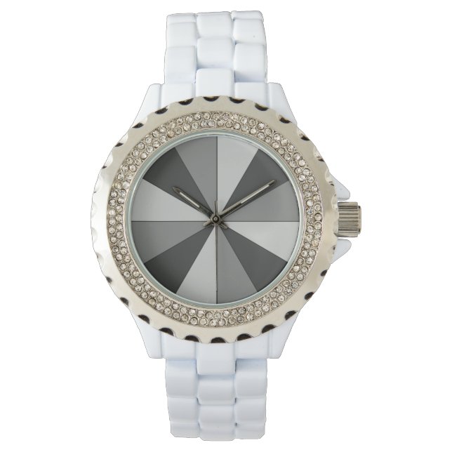 Kleur wiel grijs horloge (Voorkant)